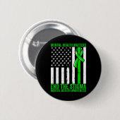 メンタルヘルスメンタルヘルス認識度の終了Stig 缶バッジ (正面&裏面)