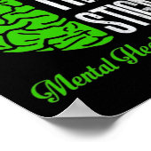 メンタルヘルスメンタルヘルス認識度1 ポスター (角)