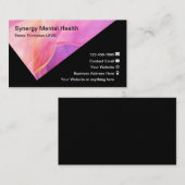 メンタルヘルスモダンドクタービジネスカード 名刺 (正面/裏面)