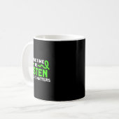 メンタルヘルス人生の問題メンタルヘルス阿波 コーヒーマグカップ (正面左)