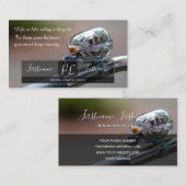 メンタルヘルス前向きコーチ自転車勇気付けられる 名刺 (正面/裏面)