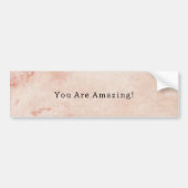 メンタルヘルス前向き引用文ステッやる気を起こさせるカー バンパーステッカー (正面)