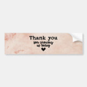 メンタルヘルス前向き引用文ステッやる気を起こさせるカー バンパーステッカー (正面)