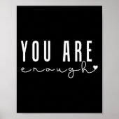 メンタルヘルス問題あなた十分な自己愛のwom ポスター (正面)