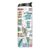 メンタルヘルス問題のカラフル確認 タンブラー (回転左)