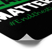 メンタルヘルス問題はスティグマ認識度を終了 ポスター (角)