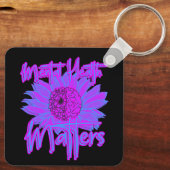 メンタルヘルス問題キーチェーンフォブ キーホルダー (裏面)