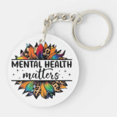 メンタルヘルス問題キーチェーン キーホルダー (裏面)