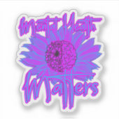 メンタルヘルス問題シール シール (正面)