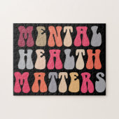 メンタルヘルス問題セラピスト自閉症 ジグソーパズル (横)