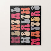 メンタルヘルス問題セラピスト自閉症 ジグソーパズル (縦)