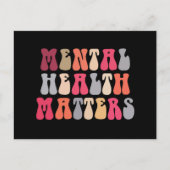 メンタルヘルス問題セラピスト自閉症 ポストカード (正面)