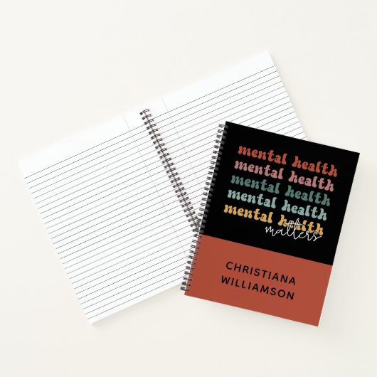 メンタルヘルス問題レトロ認識度 ノートブック (内部)