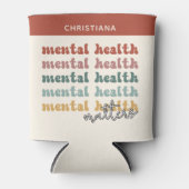 メンタルヘルス問題レトロ認識度 缶クーラー (正面)