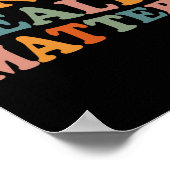 メンタルヘルス問題人間の脳認識度子 ポスター (角)