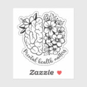 メンタルヘルス問題，メンタルヘルス認識度 シール (シート)