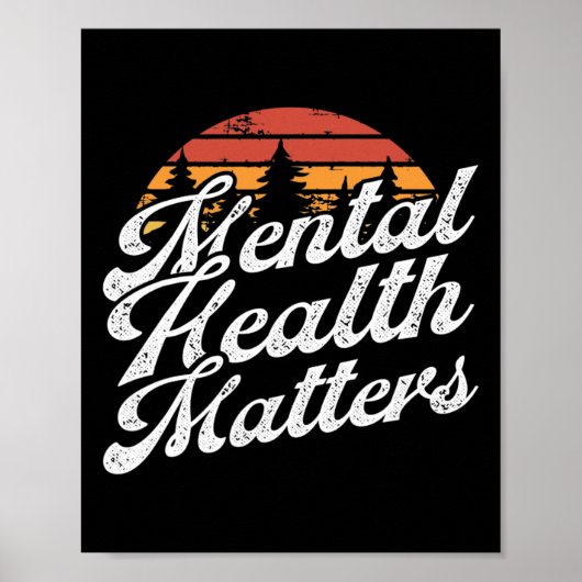 メンタルヘルス問題 – 脳疾患認識度 ポスター (正面)