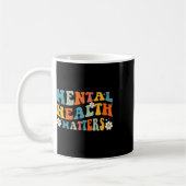 メンタルヘルス問題Groovy心理学者セラピー コーヒーマグカップ (左)