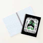 メンタルヘルス問題Messy Bunメンタルヘルス戦争 ノートブック (内部)