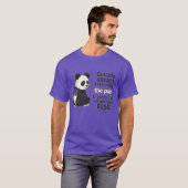 メンタルヘルス啓発パンダ Tシャツ (正面フル)