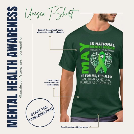 メンタルヘルス啓発月間Tシャツ Tシャツ