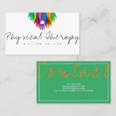 メンタルヘルス専門フィジカルセラピーヘルス 名刺 (正面/裏面)