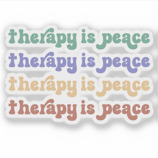 メンタルヘルス引用文セラピーカラー シール (正面)
