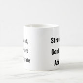 メンタルヘルス強い精神やさしいハートセラピーgif コーヒーマグカップ (中央)