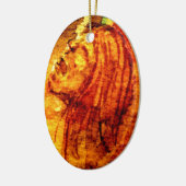 メンタルヘルス悲しみ水絵を描色 セラミックオーナメント (左)