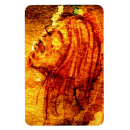 メンタルヘルス悲しみ水絵を描色 マグネット