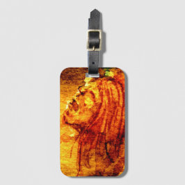 メンタルヘルス悲しみ水絵を描色 ラゲッジタグ