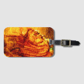 メンタルヘルス悲しみ水絵を描色 ラゲッジタグ (正面横)