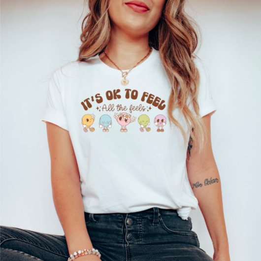 メンタルヘルス感じは全て感じOK Tシャツ