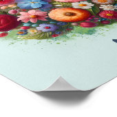 メンタルヘルス感動的アートに関する考え方 ポスター (角)