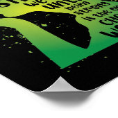 メンタルヘルス我々がどれほど強いか分からない ポスター (角)