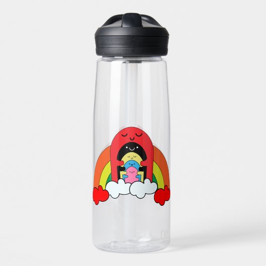 メンタルヘルス支援 ウォーターボトル (正面)