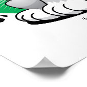 メンタルヘルス猫の足 ポスター (角)