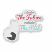 メンタルヘルス猫 シール (正面)