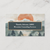メンタルヘルス相談員パインターリーマウンテンサン 名刺 (正面)
