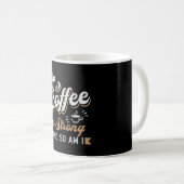 メンタルヘルス私のコーヒーは強い認識度ギフト コーヒーマグカップ (正面右)