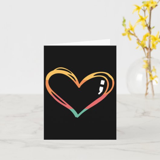 メンタルヘルス自殺認識度月号記号Semic カード (黄色い花)