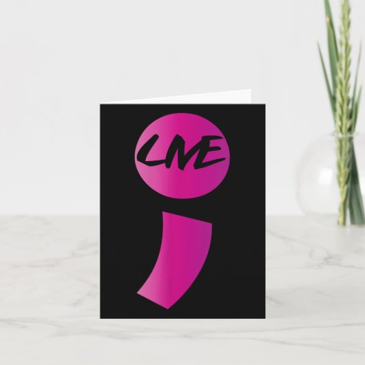 メンタルヘルス自殺認識度紫リボンデパー カード (正面)