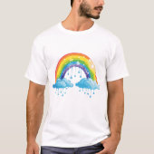 メンタルヘルス虹 Tシャツ (正面)