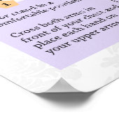 メンタルヘルス蝶ハグポスター ポスター (角)