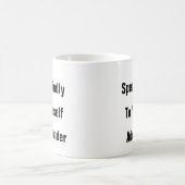 メンタルヘルス話親切なセラピーギフトマグ コーヒーマグカップ (中央)