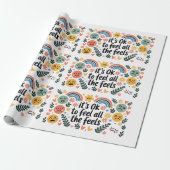 メンタルヘルス認識度その良い絵文字 ラッピングペーパー (アンロールド)