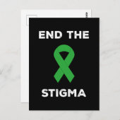 メンタルヘルス認識度のスティグマ終了 ポストカード (正面/裏面)