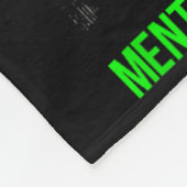 メンタルヘルス認識度は優しいひまわりリボンS フリースブランケット (角)