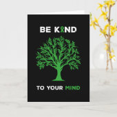 メンタルヘルス認識度は心に優しい カード (黄色い花)