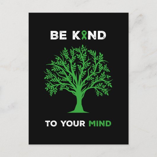 メンタルヘルス認識度は心に優しい ポストカード (正面)